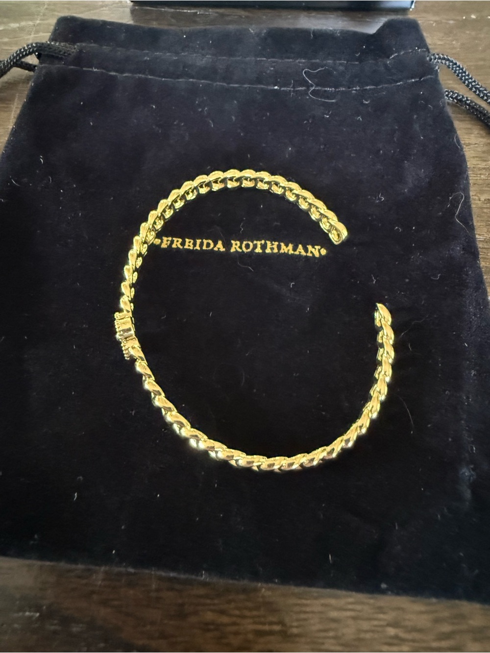 Freida Rothman Bracelet with Pave Clover Accent - Picture 3 of 4